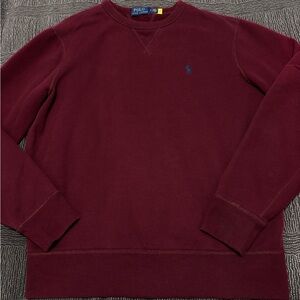 Ralph Lauren Burgundy Crewneck Sweatshirt Womens M